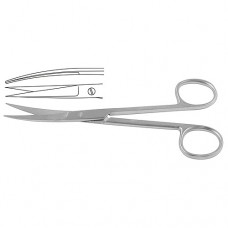 Iris Scissor Curved Stainless Steel, 12.5 cm - 5"